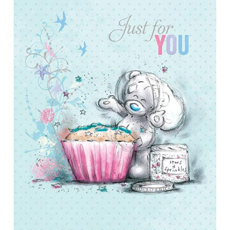 Just for You Tatty Teddy with Cupcake Me to You Bear Card £1.89